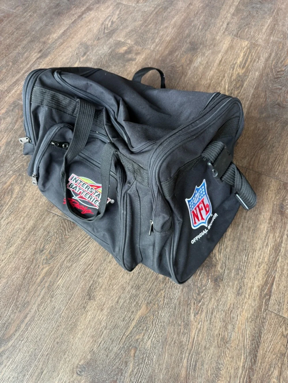 NFL Black NASCAR Duffle Bag